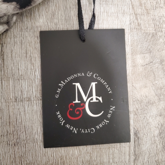 NWT G.M. Madonna and Co. Black and Grey Lace Leopard Patterned Dress Size Small - Picture 4 of 5